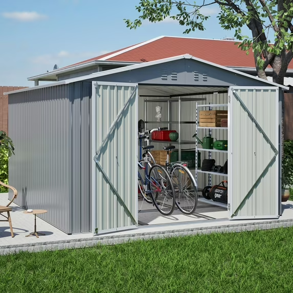 LZBEITEM 10 x 10 ft. Outdoor Storage Shed