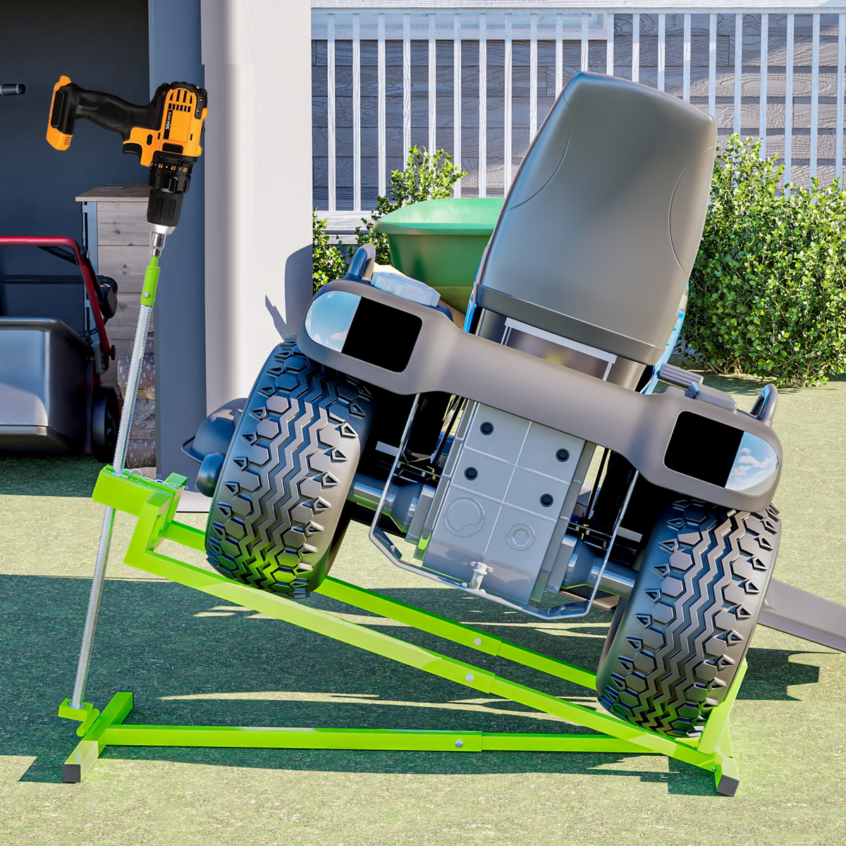 LZBEITEM Lawn Mower Lift Jack - 882 lbs