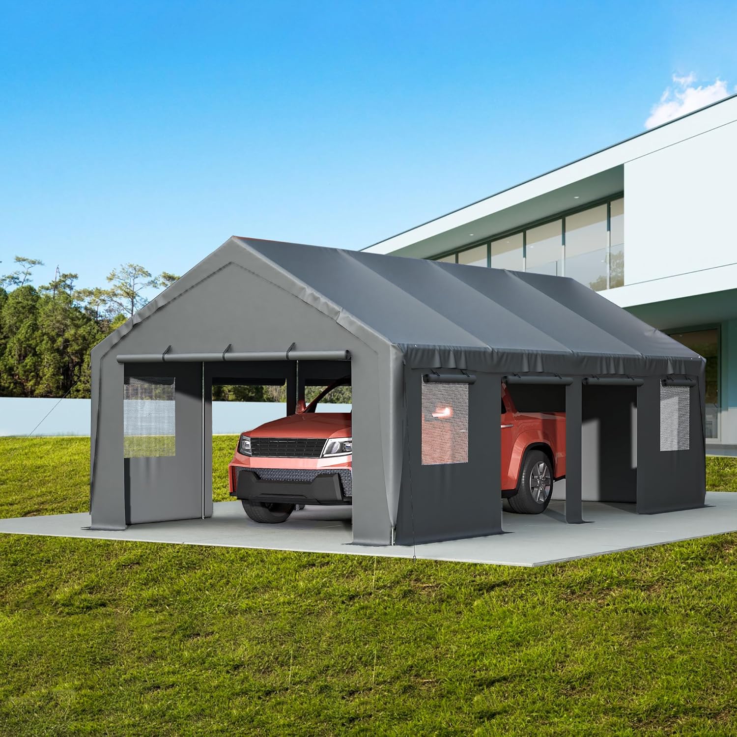 Thanaddo 13X25 FT Heavy Duty Carport