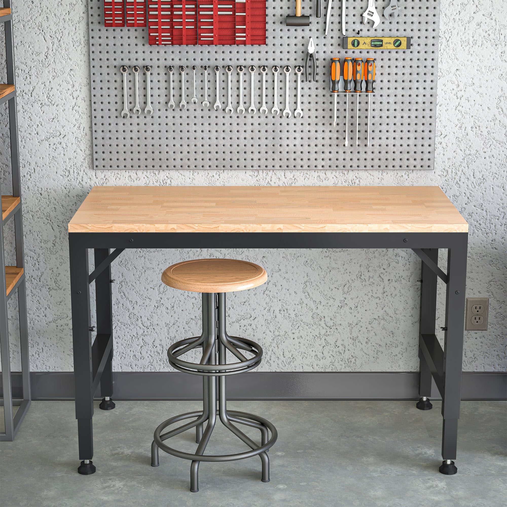 LZBEITEM Workbench for Garage 48 Inch