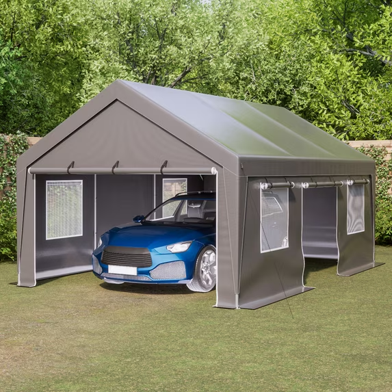 LZBEITEM 13x20FT Front door tarpaulin of carport