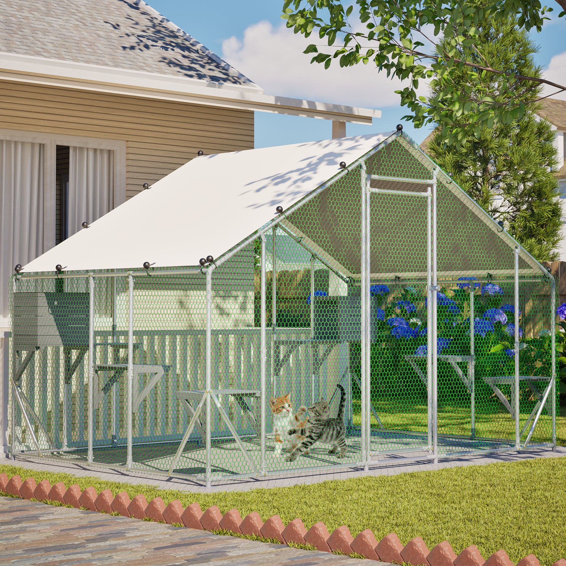 LZBEITEM Catio Outdoor Large Cat Enclosure