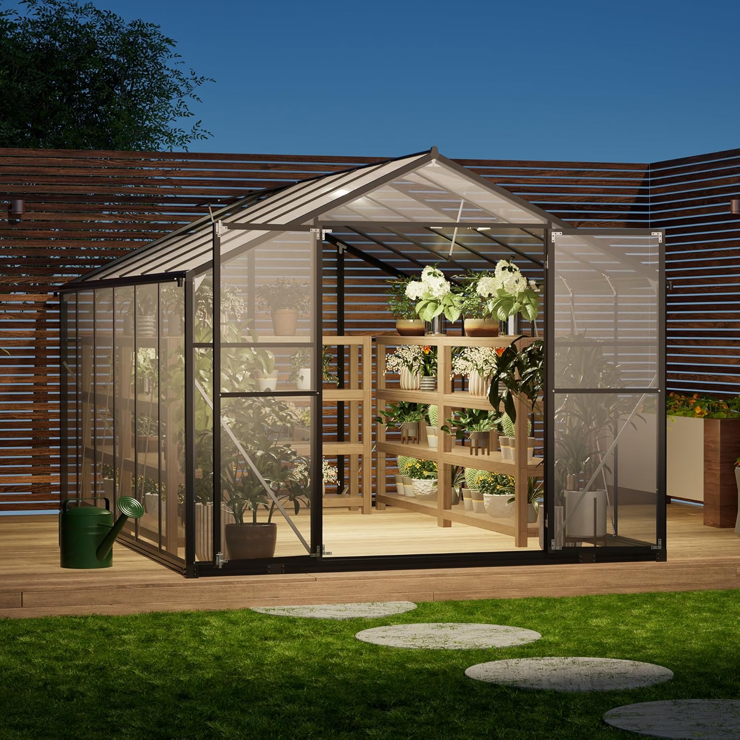 Thanaddo 8.4x12.5 FT Greenhouse